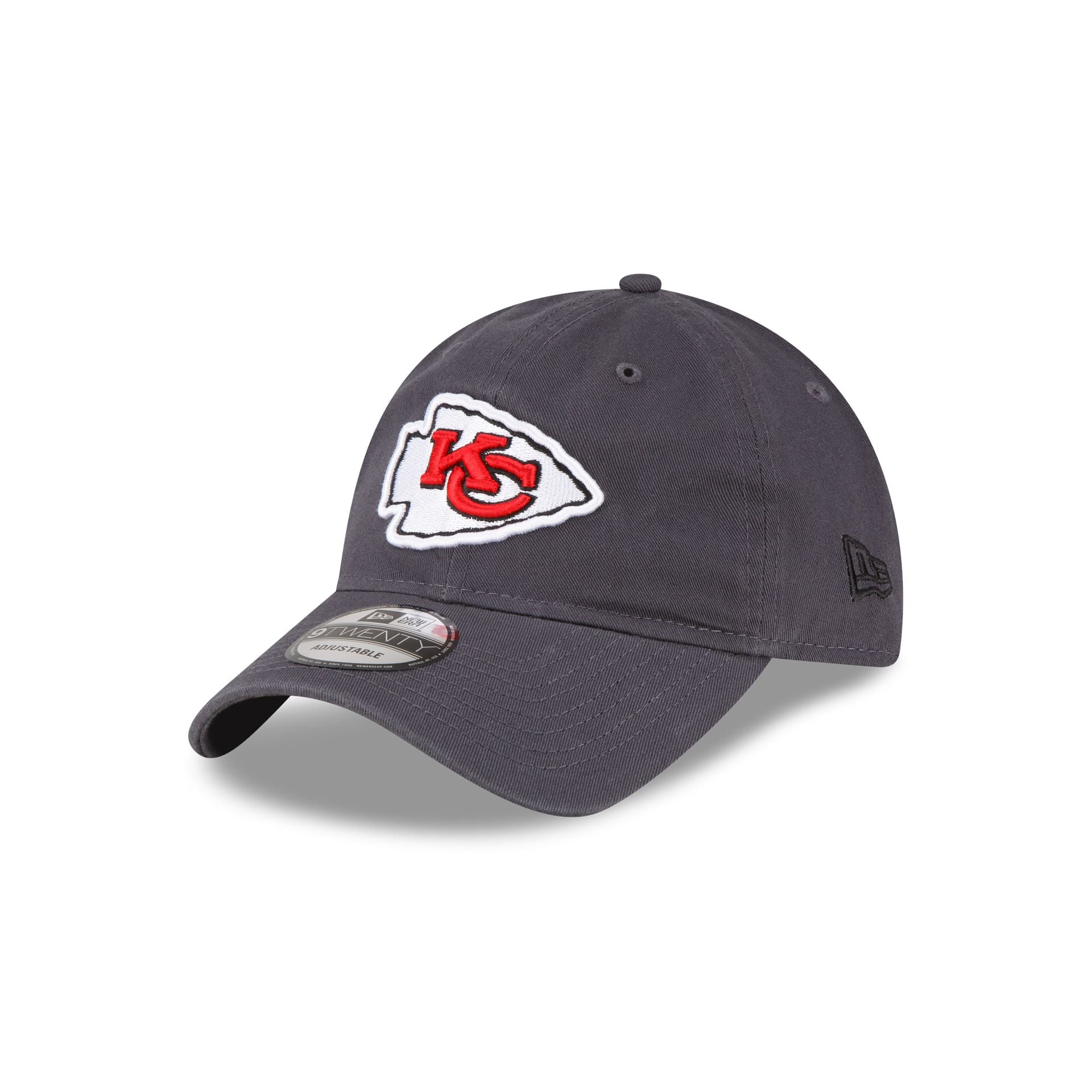 Kansas City Chiefs NFL Core Classic Graphite 9TWENTY Adjustable Hat
