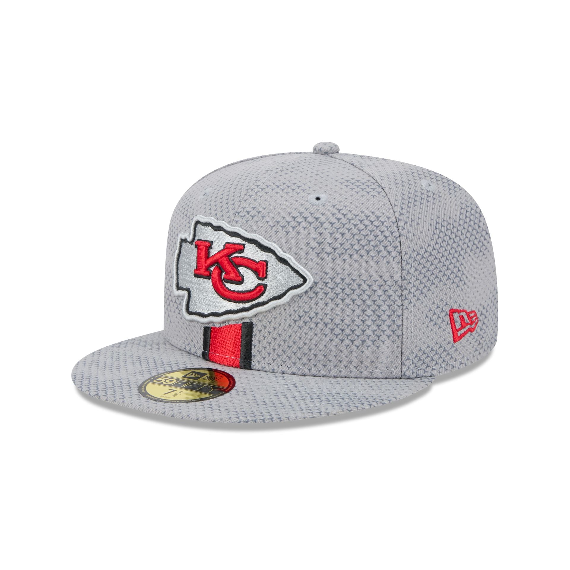 Kansas City Chiefs 2024 Sideline Gray 59FIFTY Fitted Hat