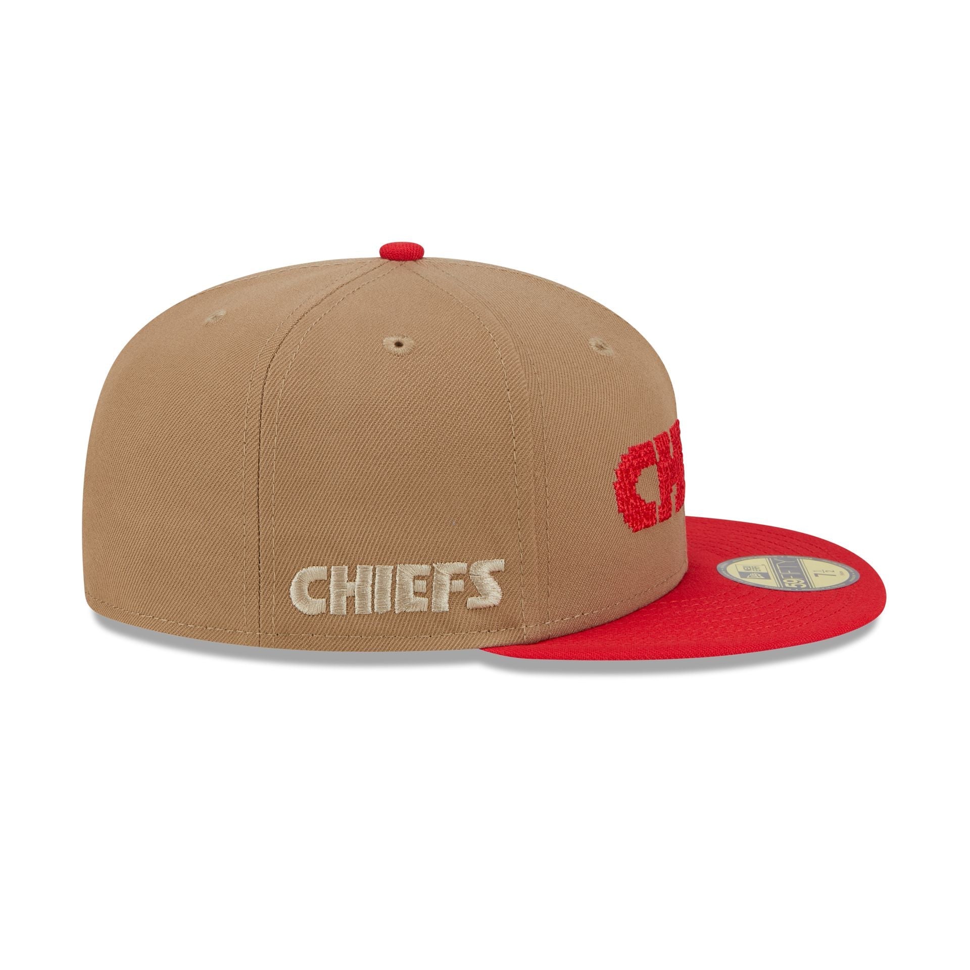 Kansas City Chiefs Classic 8-Bit Wordmark 59FIFTY Fitted Hat