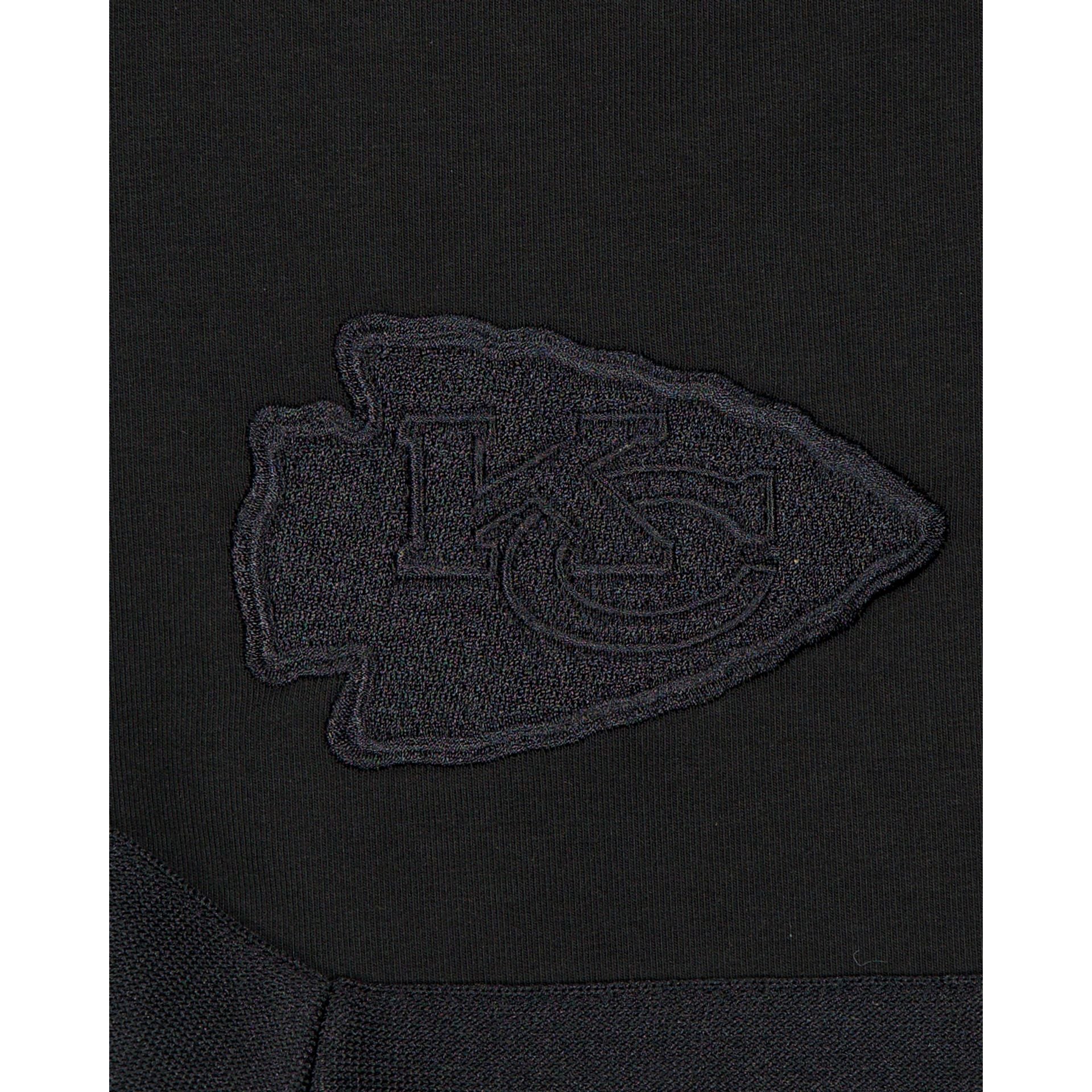 Kansas City Chiefs Black on Black Logo Select Shorts