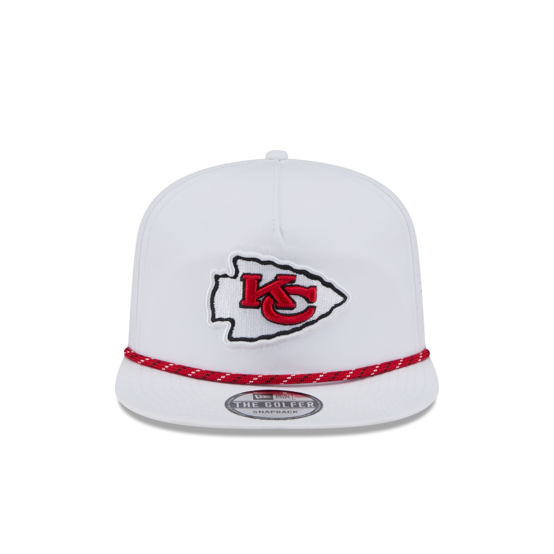 Kansas City Chiefs Optic White Performance Rope Golfer Hat
