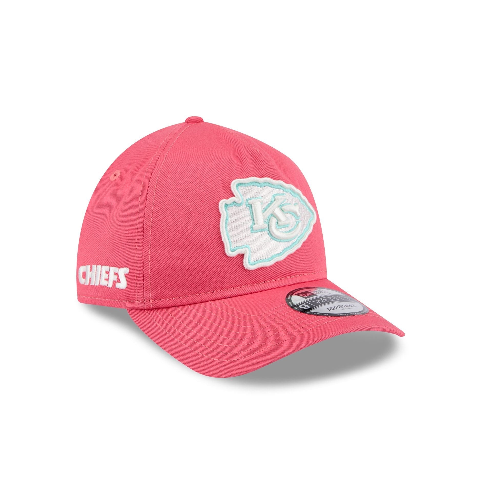 Kansas City Chiefs Coral 9TWENTY A-Frame Adjustable Hat