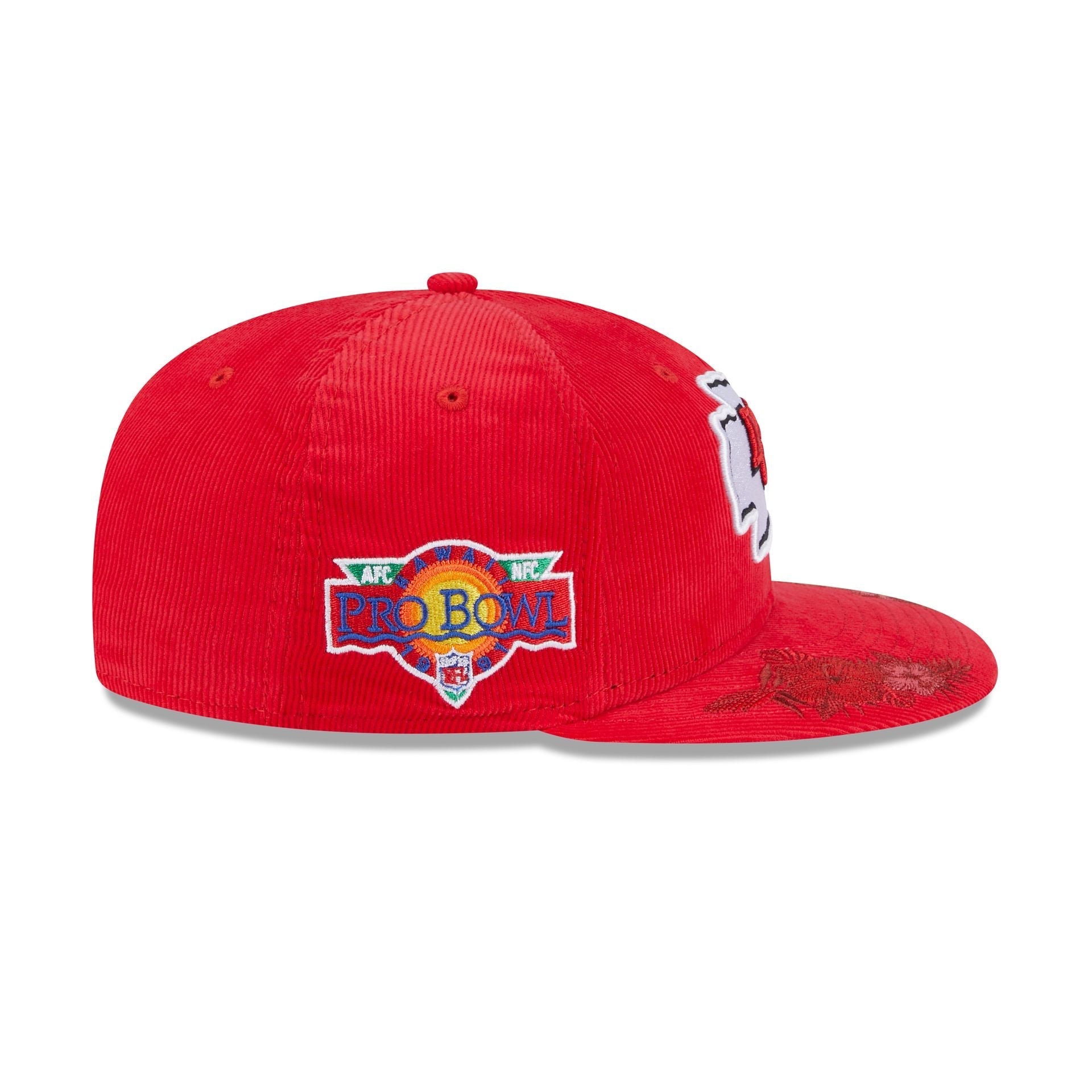 Just Caps Floral Corduroy Kansas City Chiefs 59FIFTY Fitted Hat