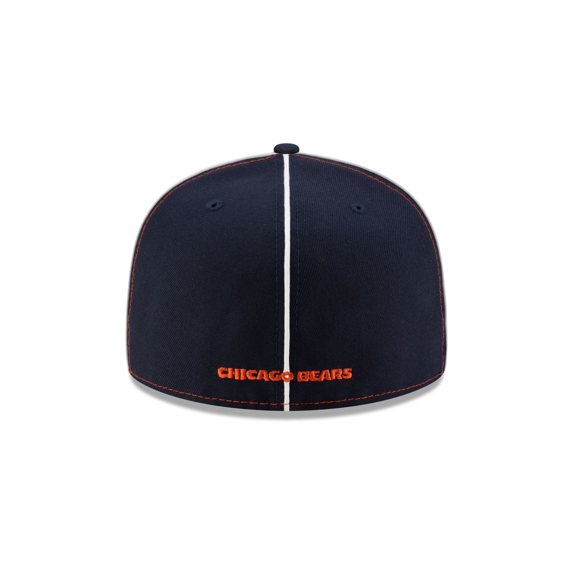 Chicago Bears Two-Tone Pinwheel 59FIFTY Fitted Hat