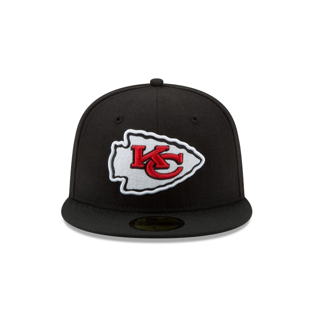 Kansas City Chiefs Black 59FIFTY Fitted Hat