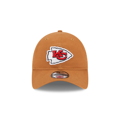 Kansas City Chiefs Light Bronze 9TWENTY Adjustable Hat