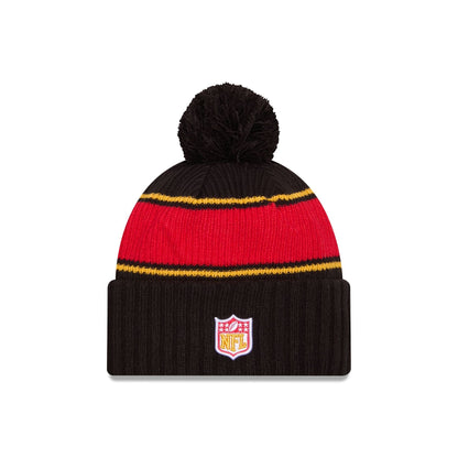 Kansas City Chiefs 2024 Cold Weather Black Pom Knit Hat