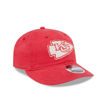 Kansas City Chiefs Canvas Felt Retro Crown 9FIFTY Adjustable Hat