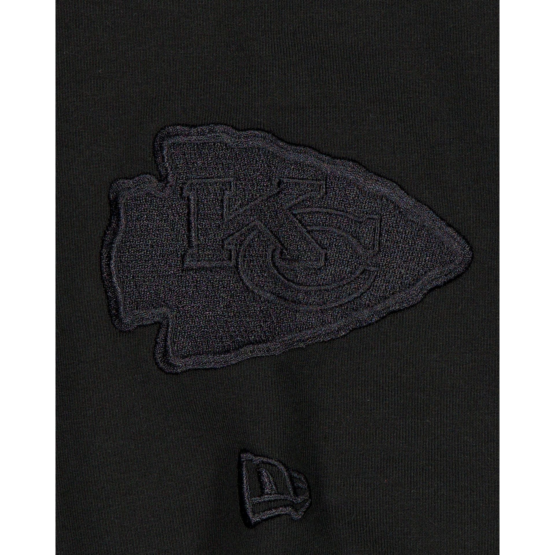 Kansas City Chiefs Black on Black Logo Select Hoodie