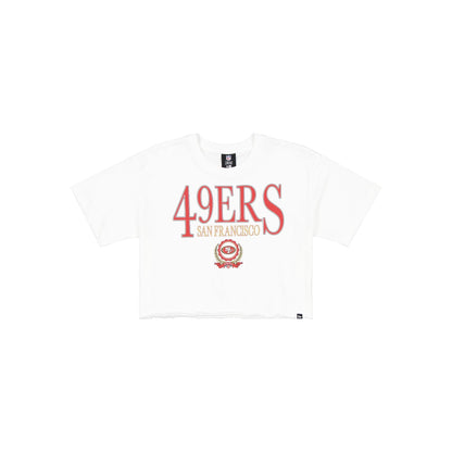 San Francisco 49ers Throwback Prep Women's Cropped T-Shirt