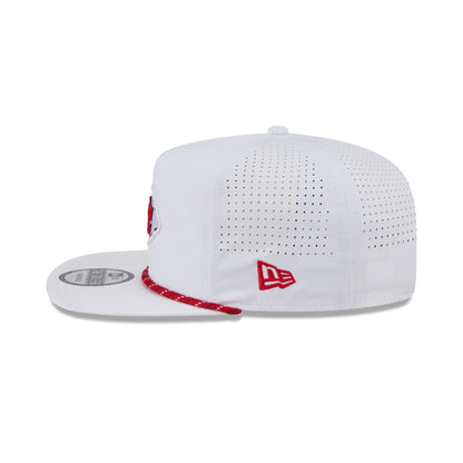 Kansas City Chiefs Optic White Performance Rope Golfer Hat