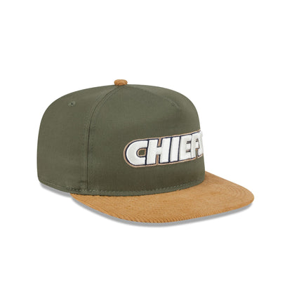 Kansas City Chiefs Olive Green Golfer Hat