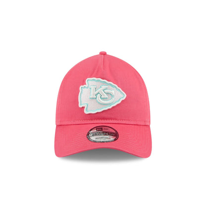 Kansas City Chiefs Coral 9TWENTY A-Frame Adjustable Hat