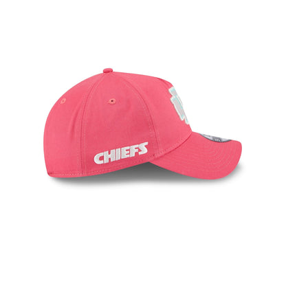 Kansas City Chiefs Coral 9TWENTY A-Frame Adjustable Hat