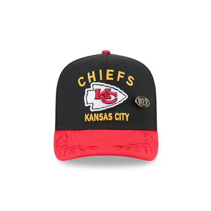 Kansas City Chiefs 2025 Draft Black 59FIFTY A-Frame Fitted Hat