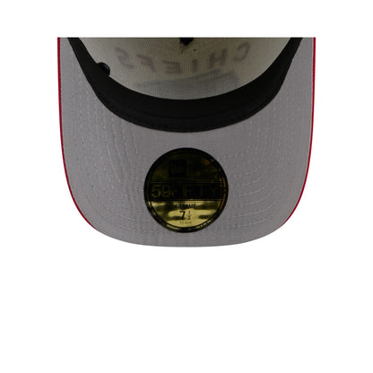 Kansas City Chiefs 2025 Draft Chrome White 59FIFTY A-Frame Fitted Hat