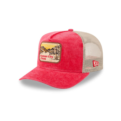 Kansas City Chiefs Vintage Landscape 9FIFTY A-Frame Trucker Hat