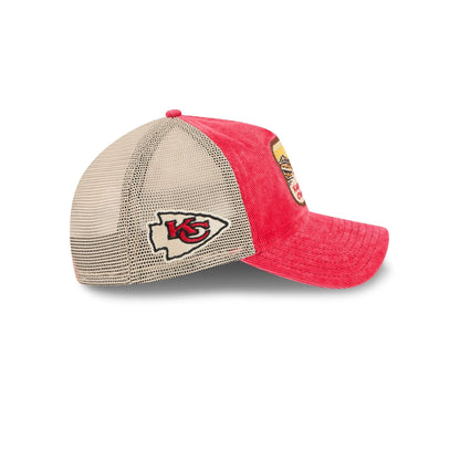 Kansas City Chiefs Vintage Landscape 9TWENTY A-Frame Trucker Hat