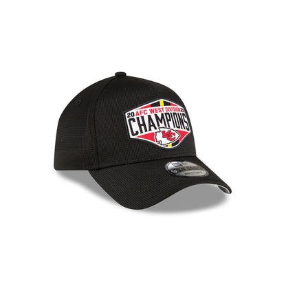 Kansas City Chiefs 2024 Division Champion Locker Room 9FORTY A-Frame Snapback Hat