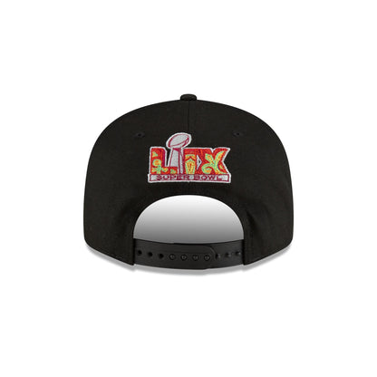 Kansas City Chiefs Super Bowl LIX Tarmac Split Panel 9FIFTY Snapback Hat