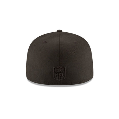 Kansas City Chiefs Black On Black 59FIFTY Fitted Hat