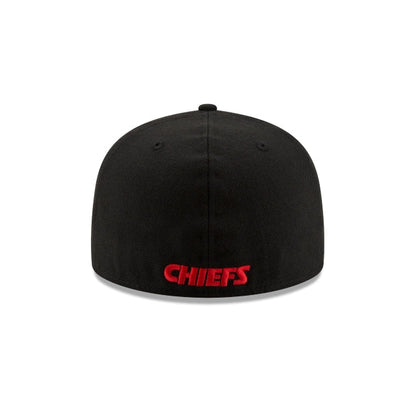 Kansas City Chiefs Black 59FIFTY Fitted Hat