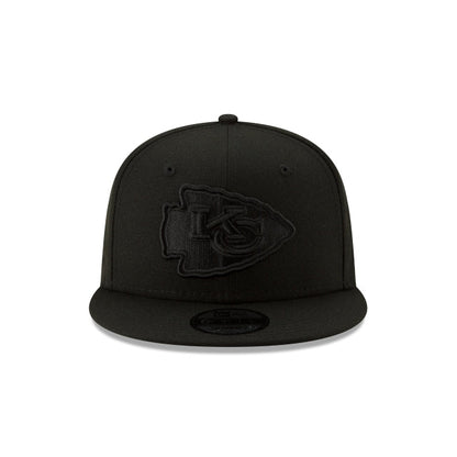 Kansas City Chiefs Basic Black On Black 9FIFTY Snapback Hat